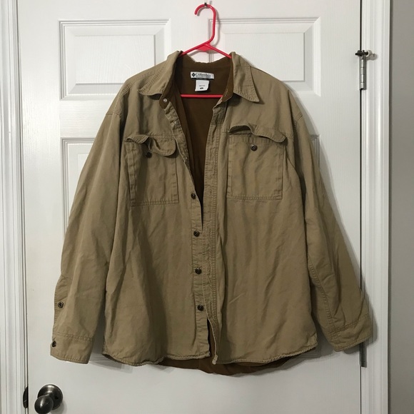 Columbia Other - Men’s Columbia Fleece Lined Shirt Jacket